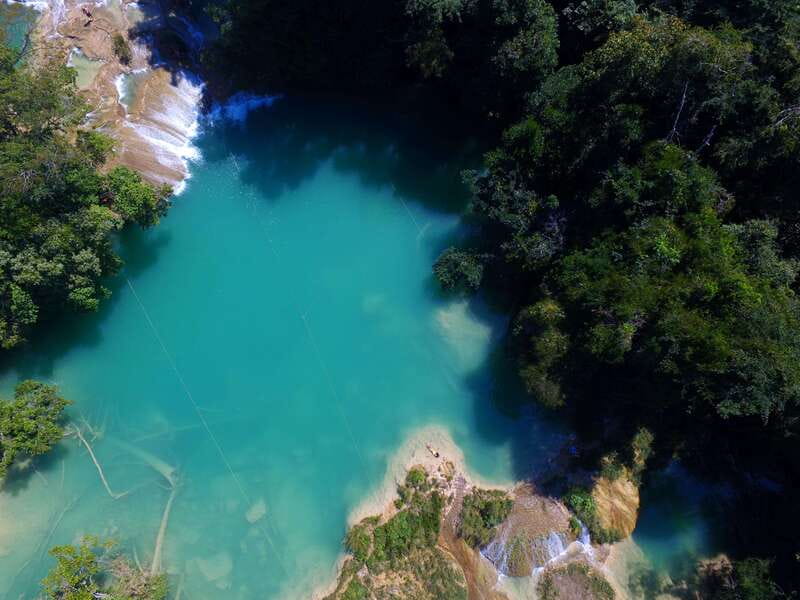 From Palenque: Palenque Ruins and waterfalls Roberto Barrios - Roberto Barrios Waterfalls: 3 Hours to Swim, Not Just Gawk