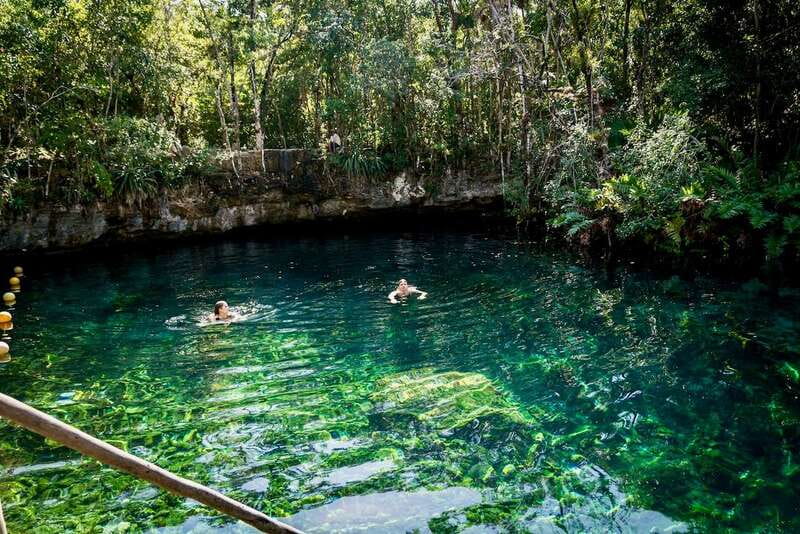 From Tulum: Four-Cenote Adventure - Large Cenote Naval: Two Long Zip Lines and a Canoe Ride