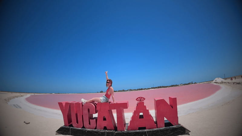 FROM VALLADOLID RIO LAGARTOS + LAS COLORADAS + CENOTE (COLECTIVO TOURISTIC) - Las Coloradas pink lagoons: salt-making views and the ticket question