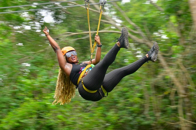 Half-day Adventure: Cenote + Ziplining + ATV Tour - ATV riding in the jungle: what you control and what can catch you