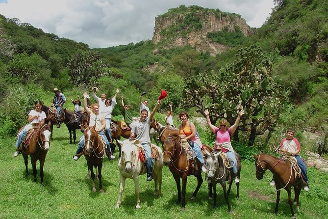 Half-Day Horseback Riding Adventure - Canyon mouth start: river crossings, first uphill climb, and gallop chances