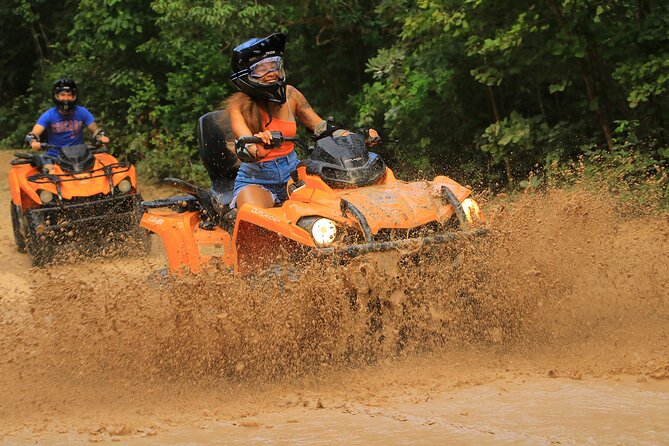 Hidden Cenote Swim & ATV Jungle Adventure with Transportation - 4x4 Can-Am Outlander riding: what it feels like and what you need to bring