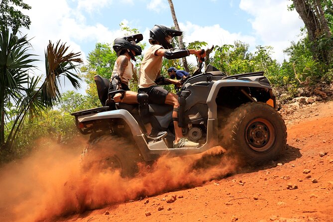 Hidden Cenote Swim & ATV Jungle Adventure with Transportation - Hidden cenote swim: clear water, short time, and the zipline possibility