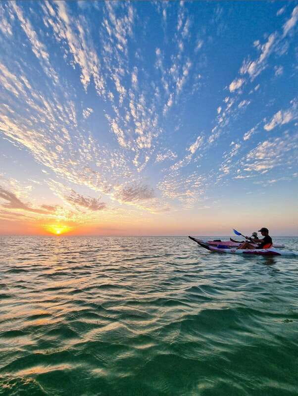 Holbox: Mangrove Sunset Kayak Tour - From Sandbanks to the River: The 2 km Paddle Setup