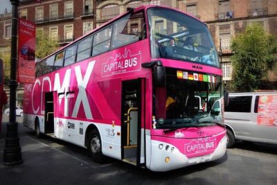 Hop-on Hop-off or Night Tour Tourist Bus in Mexico City