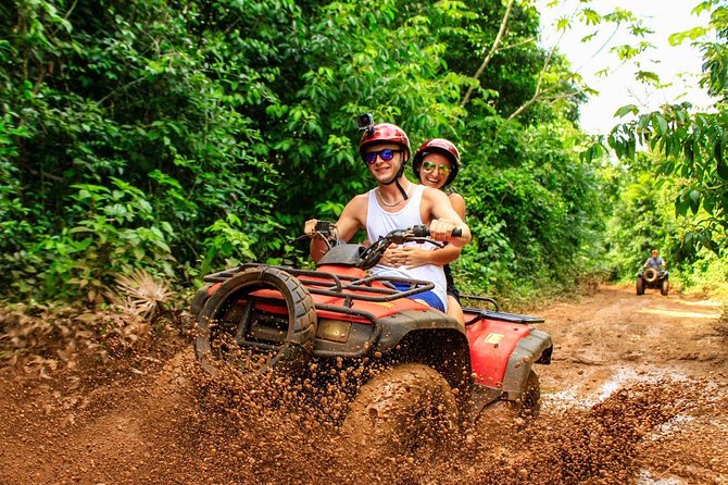 Horseback Riding plus ATV, Cenote, Ziplines, and Lunch - The jungle zipline circuit: 4 runs and a real tropical feel