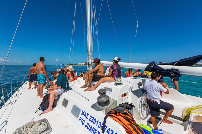 Isla Mujeres Catamaran, Open Bar & Optional Buffet and pick up - The Catamaran Ride and Open Bar: How the Party Works