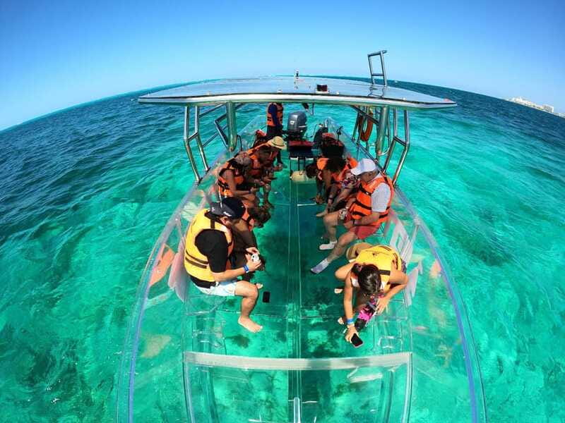 Isla Mujeres: Excursion Crystal Boat Tour at the Caribbean - La Cabonera Reef: your final reef stop before returning