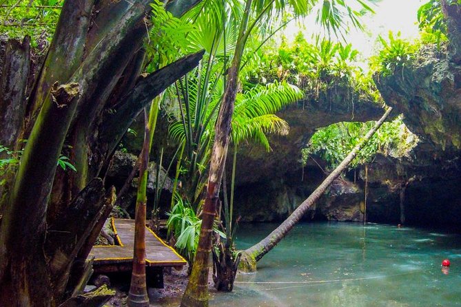 Jungle Jeep Adventure to Mayan Caves, Cenote and Snorkel - Stop 1 El Cedral: Mayan temple history plus Cozumel’s first church
