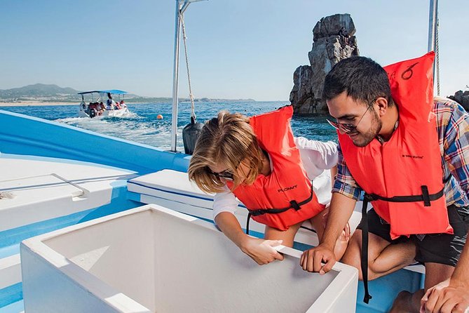 Land’s End Experience – Arch, Beaches & Marine Life - Glass-Bottom Boat Time at Stop 1: Cabo Arch and the Best Marine Viewing Chances
