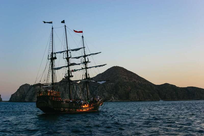 Los Cabos: Pirate Ship Sunset Cruise & Show with Dinner - Views you can’t get the same way from the beach