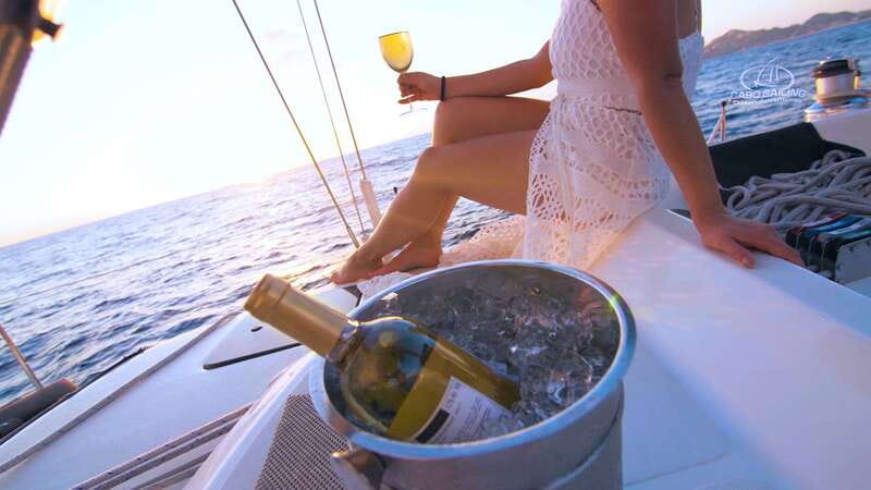 Los Cabos: Shared Sunset Sailing Cruise - The best part: engine to sails near Land’s End and the Arch