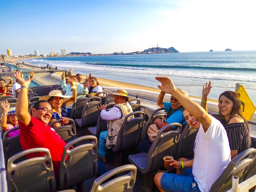 Mazatlán: Double-Decker Bus, Cliff Diving & Walking Tour - Playa Norte and bird feeding, when conditions cooperate