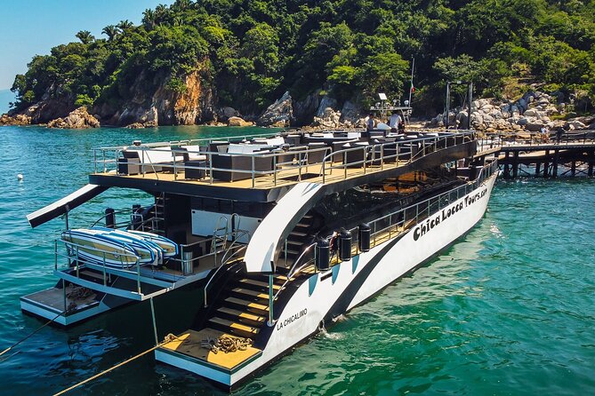 Mega Catamarans ALL INCLUSIVE Remote Paradise Beach Adventure - The Return Cruise to Puerto Vallarta: Drinks, Music, and Marine Life Chances