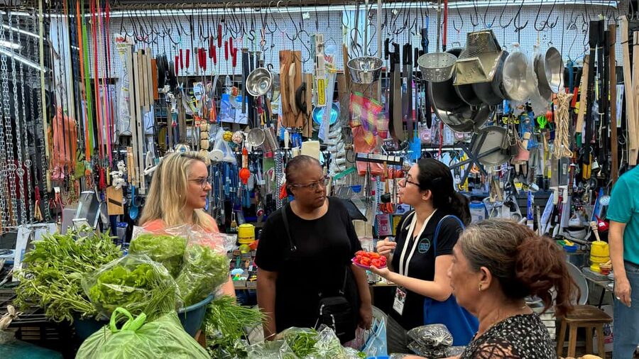 Mérida Cooking Class, taste of Yucatan - Walking Mérida from Parque Hidalgo to Lucas de Gálvez Market