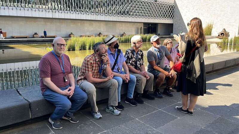 Mexico City: Anthropology Museum Tour with Historian - The iconic courtyard fountain, symbolism first
