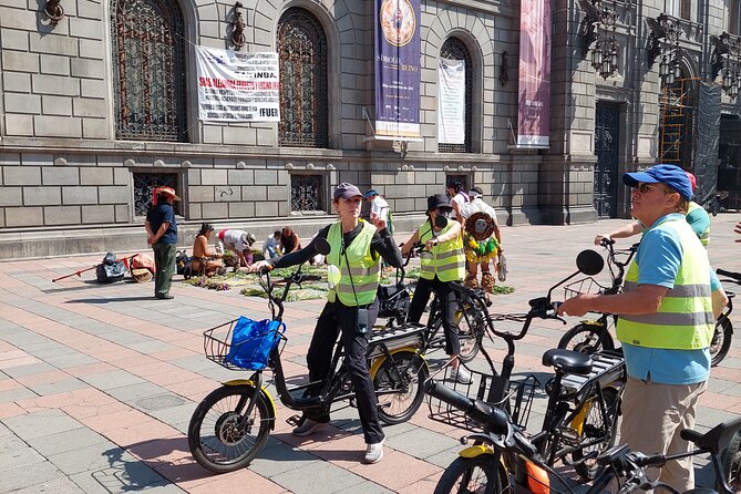 Mexico City E-Bike Tour with a taco and churros stop - Zócalo and the First City Square: Big Place, Big Energy
