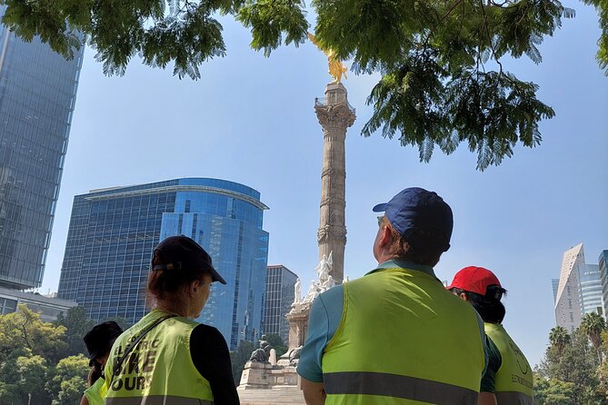 Mexico City E-Bike Tour with a taco and churros stop - El Ángel de la Independencia: A 15-Minute Stop That Usually Clicks