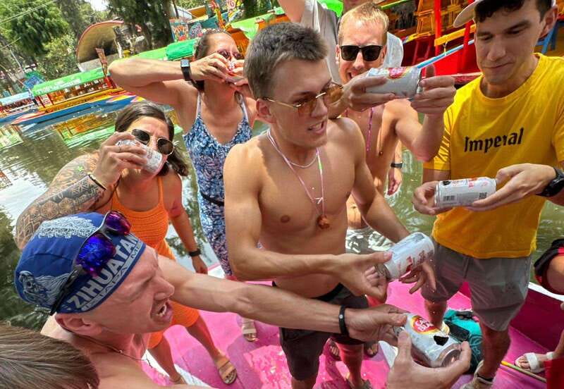 Mexico City: Xochimilco Boat Party with Unlimited Drinks - Beer, brunch, and workshop time on a chinampa
