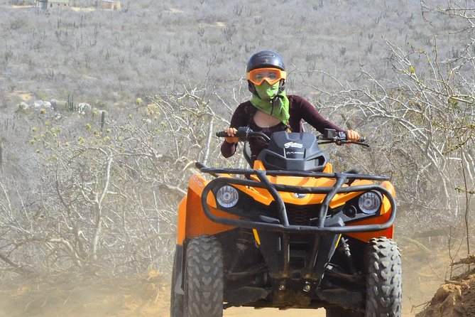 Migriño Beach & Dunes off-road Tour ATV - The post-ride break: water, lunch, tequila, and the “kids club” angle