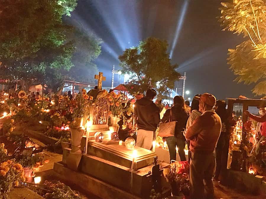 Oaxaca: Day of the Dead Tour - La Muerteada in San Agustín Etla on November 1, midnight costumes and wind bands