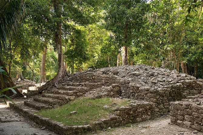 One Day Tour to Chacchoben Mayan City and Bacalar Lagoon with a Certified Guide - The ride time, group size, and air-conditioned van reality
