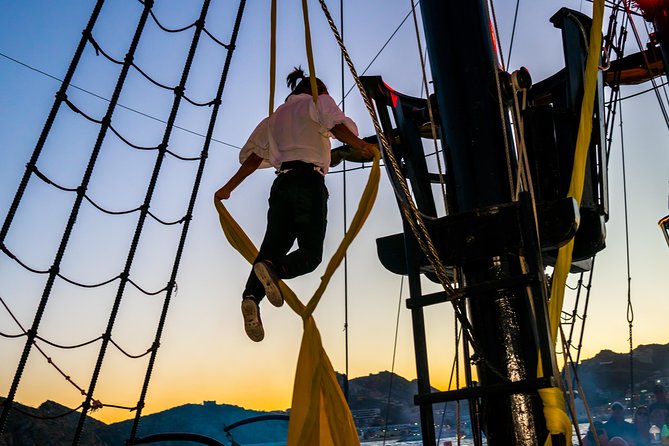 Pirate Ship Sunset Dinner and Show in Los Cabos - Dinner on the Beach: BBQ Plates Plus an Open Bar Hour