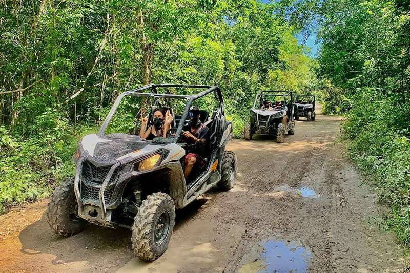 Playa Del Carmen: Cenote & Mayan Village Tour by Buggy - Private Secluded Cenote Swim: What It Feels Like
