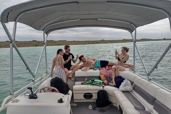 Pontoon Tour - Visit the Pirate Channel, Cenotes and Islands. - Meeting at CASA SIRENA Pier, Mobile Tickets, and Staying On Schedule