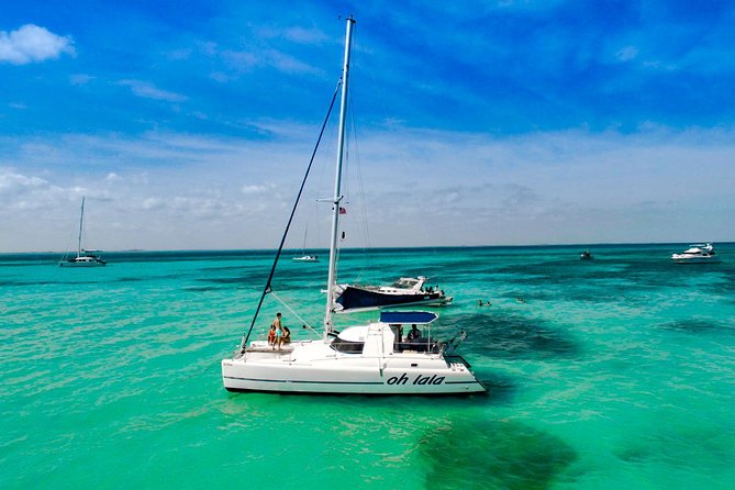 Private Catamaran from Cancun to Isla Mujeres | For up to 25 ppl - Playa Norte Swim Time: Why North Beach Is the Crowd Favorite