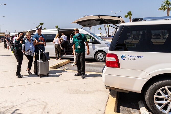 Private SUV RoundTrip from Airport to Hotels in San Jose del Cabo - VIP Arrival Rhythm, From SJD Umbrella #5 to San Jose del Cabo
