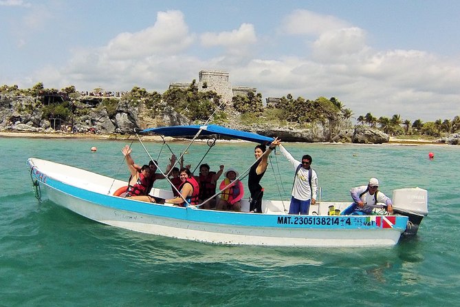 Private Tulum Ruins, Reef Snorkel & Cenote Adventure - Jaguar Cenote at Parque De Cenotes Yax-Muul: clear water and limestone scenery