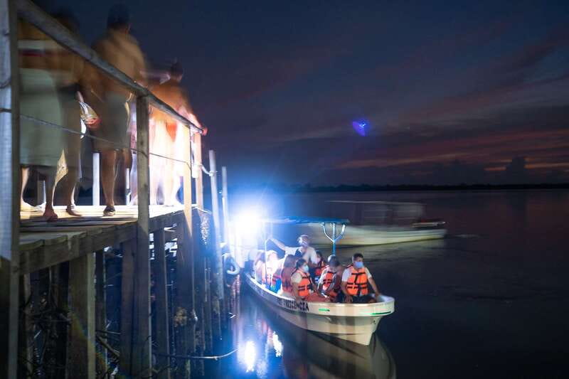 Puerto Escondido: Bioluminescence Night Spectacle - The Night Boat Ride: Where the Lagoon Lights Up