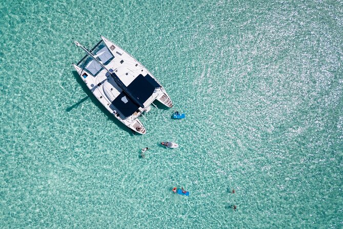 Puerto Morelos Secret Sandbar Catamaran Sail - The real value of the $140 price: lunch, drinks, and a sandbar stop
