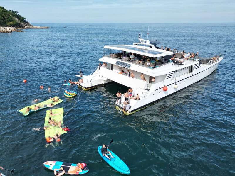 Puerto Vallarta: Yelapa Mega Yacht Cruise - Open Bar and Food: How They Keep the Energy Going