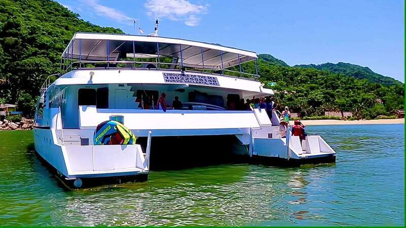 Puerto Vallarta: Yelapa Mega Yacht Cruise - Water Play Time: Snorkeling, Kayaks, Paddle Boards, Float Mattresses, and Slides