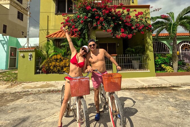 Ride to a life changing cenotes tour - Cenote stop three: open cenote adrenaline, with jump-and-plunge energy
