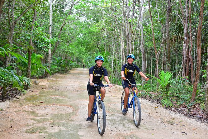 Rio Secreto Plus: Classic Tour, Bycicle, Rappel & Ziplines - Dry cave walking: the quiet part that still takes effort