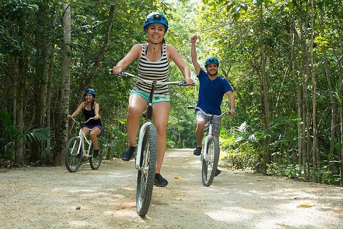 Rio Secreto Plus: Classic Tour, Bycicle, Rappel & Ziplines - Bike, zip lines, and rappelling: the adrenaline chapter
