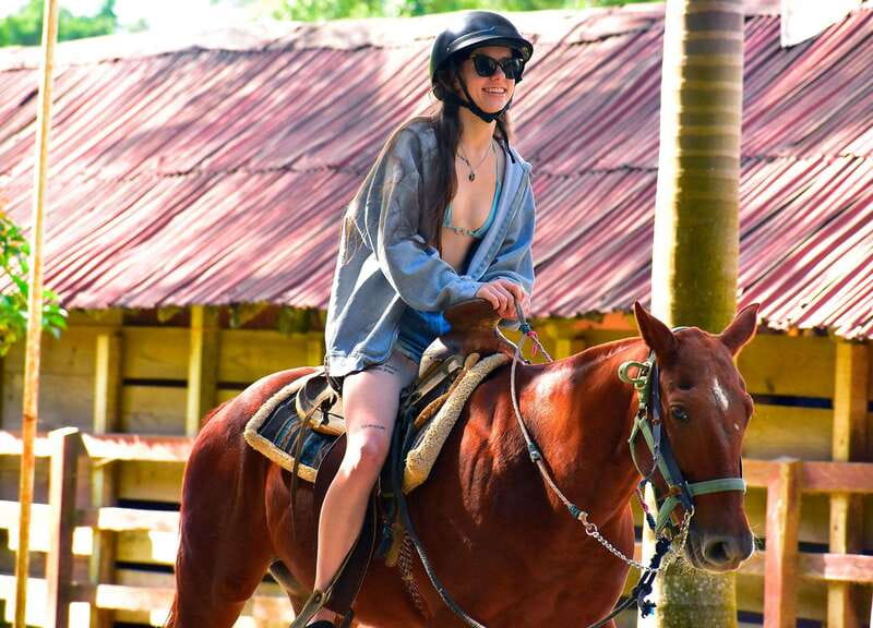 Riviera Maya: Horseback Ride, Zipline, and ATV Adventure - El Rey Polo Club: the first taste of Mayan countryside on horseback