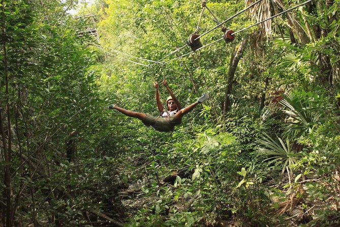 Riviera Maya Jungle Half-Day Tour: ATV, Ziplines, Cenote Swim, Rappel - ATV Jungle Time: Single Or Double, Helmet On, Track Pace In Mind