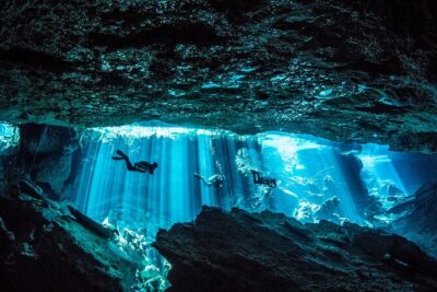 Scuba Diving in Cenote Kukulkan from Playa del Carmen