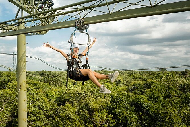 Selvatica Park Ziplines, Cenote, and ATV Tour From Cancun and Riviera Maya - Aqua-Zip, Superflight, and the Jungle Rollercoaster Finish