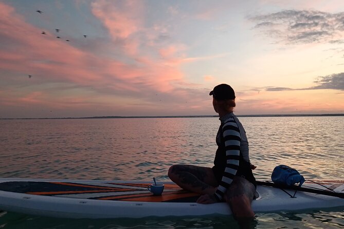 Sunrise on Paddleboard with breakfast in the lagoon of 7 colors - Bird Island stop: a calm highlight with a learning angle