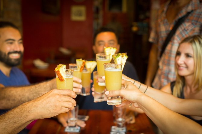 Tacos and Tequila Walking Tour with Taste of Miguel - What you eat and sip: tacos plus 4 cocktails (not just shots)
