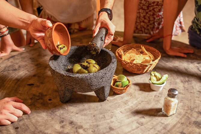 The Taco Tour in Playa del Carmen - Stop one: margarita-making, tortillas, salsa, and Pulque