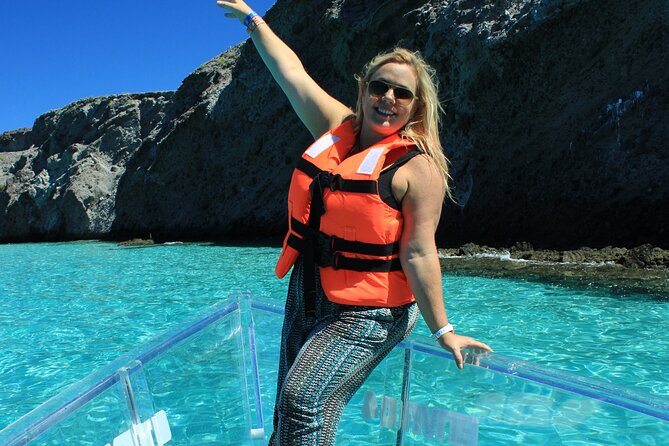 Tour to Arch in the only Clear Boat in Cabo Cruise Hotel PICKUP! - Photos at the End: How to Enjoy the Souvenir Without Getting Upset