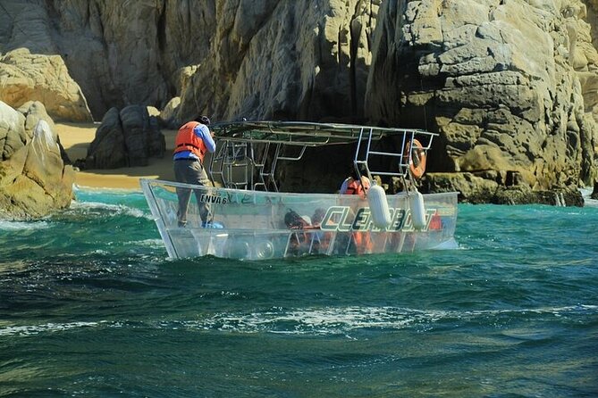 Tour to Arch in the only Clear Boat in Cabo Cruise Hotel PICKUP! - Price and The Fees You Should Budget For, So You Are Not Surprised