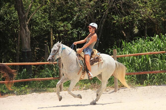 Tulum Jungle Horseback Ride + ATV + Ziplines + Cenote Combo Tour - Horseback Riding In the Jungle: Pleasant, But Know It Can Be Short