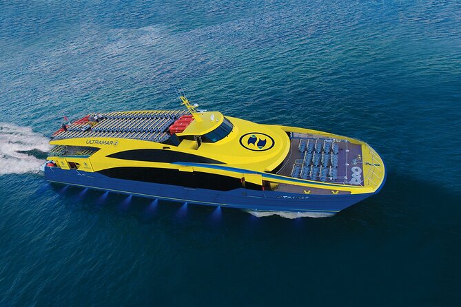 Ultramar Ferry, Regular round ticket, Playa del Carmen-Cozumel - Onboard experience: clean, comfortable, and ready for your stuff